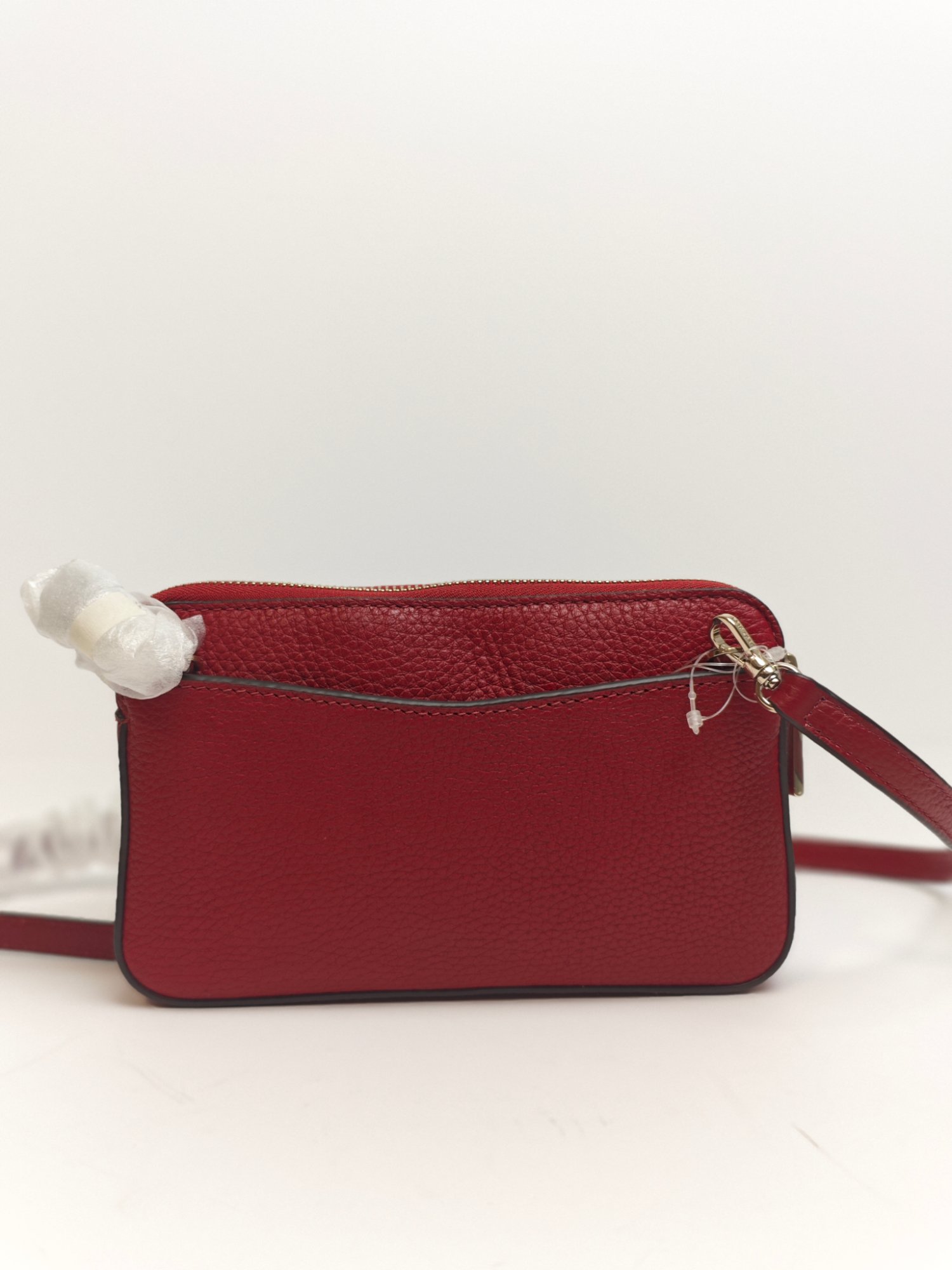 TJKS-63432 Kate Spade Leila Small Tab Crossbody Bag Red Curran NEW NETT