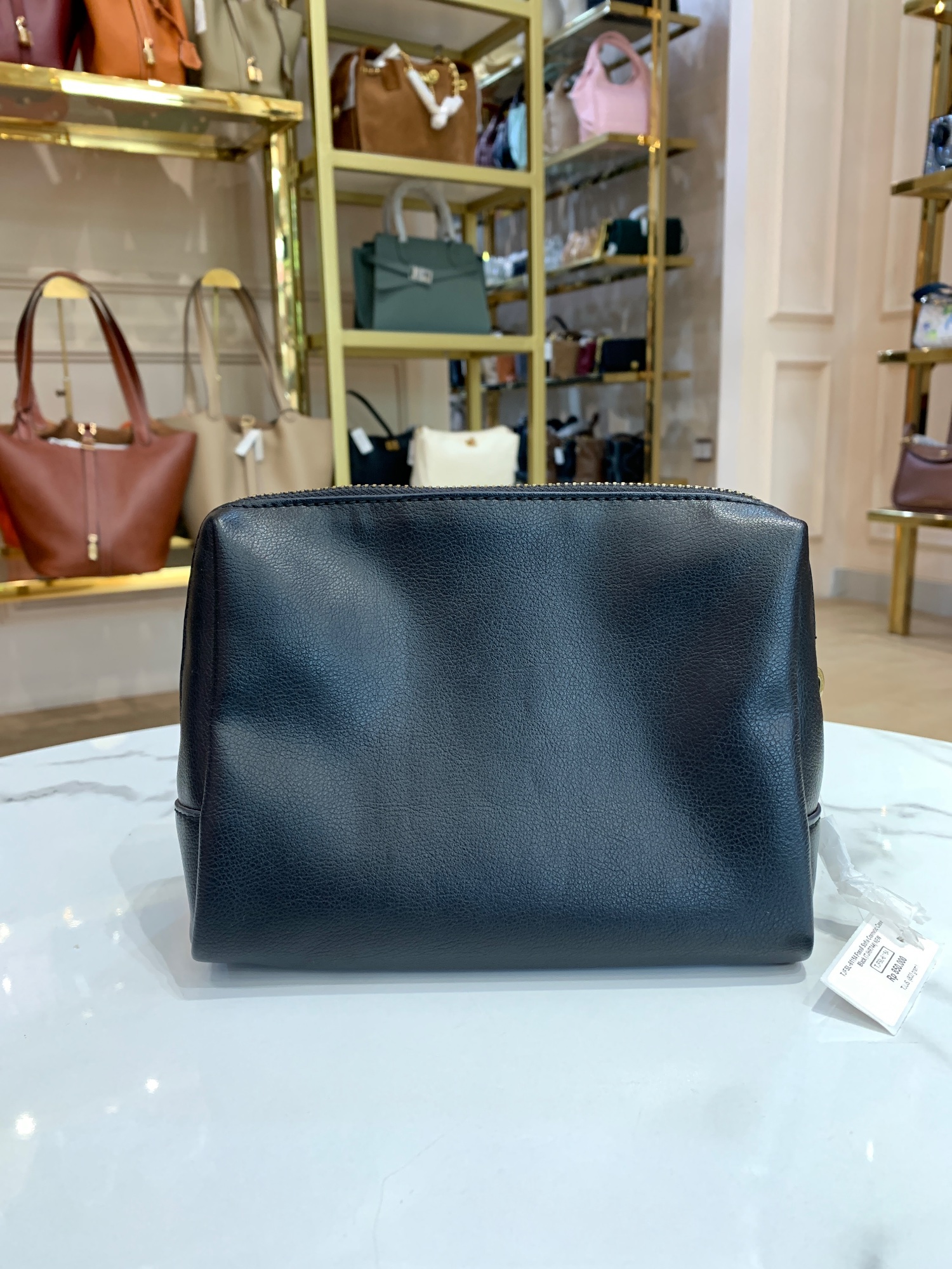 TJFSL-61154 Fossil Sofia Cosmetic Case Black (TJHR744) NEW