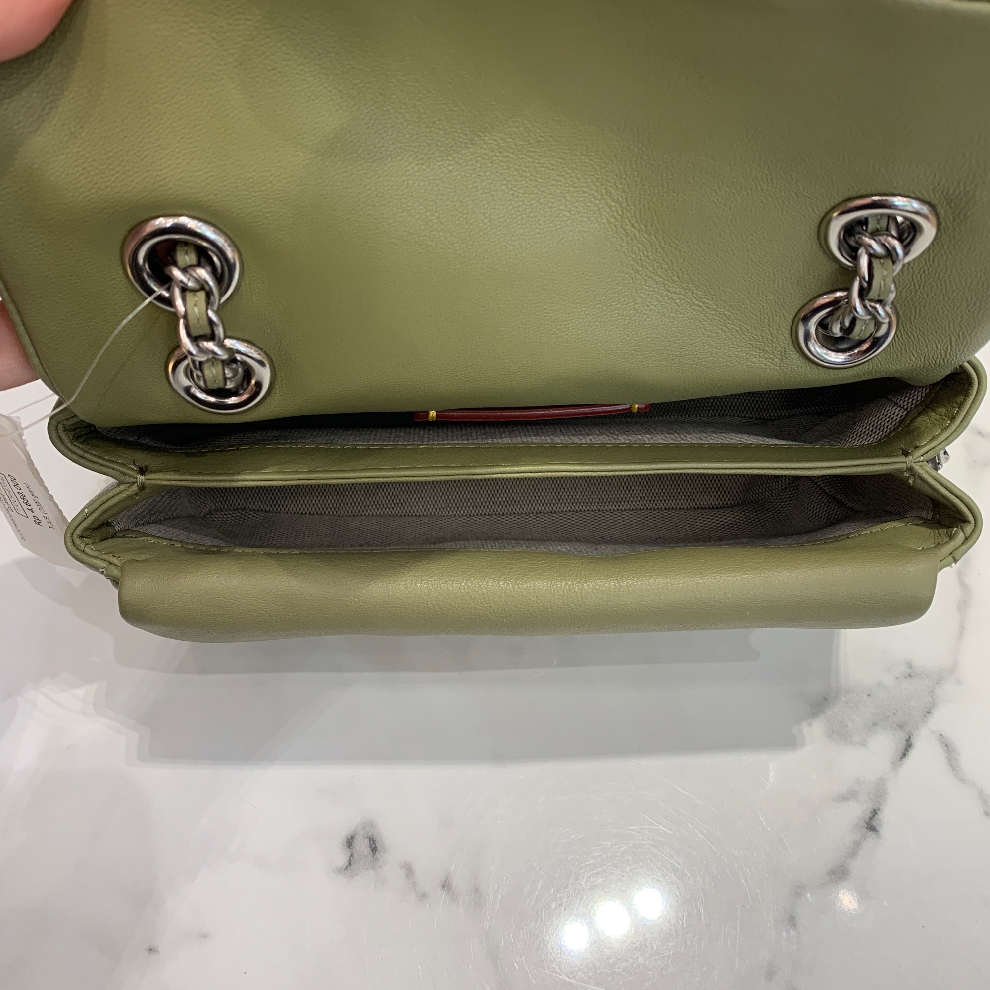 TJCCH-63342 Coach Tabby Shoulder Bag 20 Quilted Moss NBU NETT