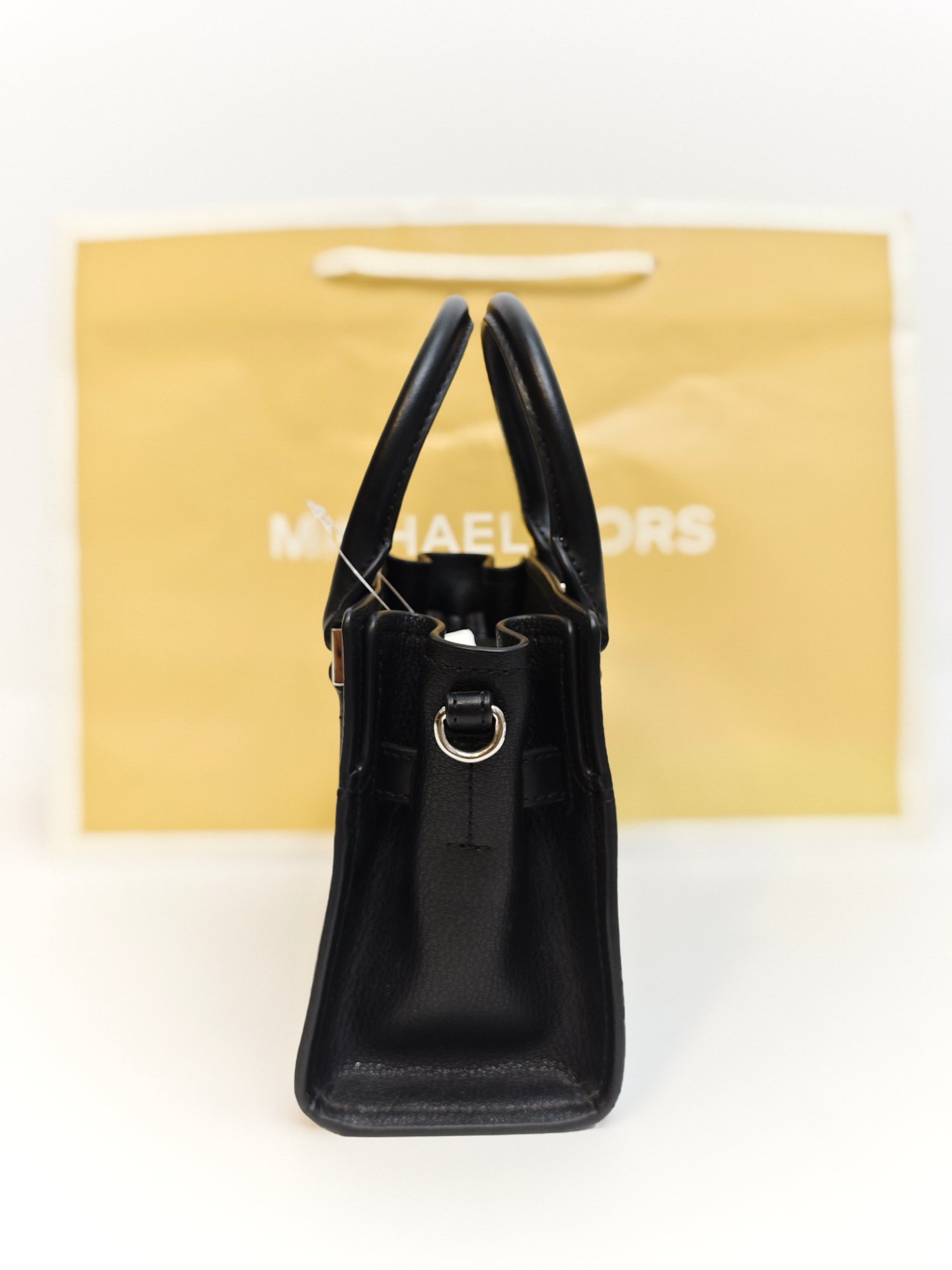 TJMK-63465 Michael Kors Hamilton Mini Tote Crossbody Bag Black PRELOVED