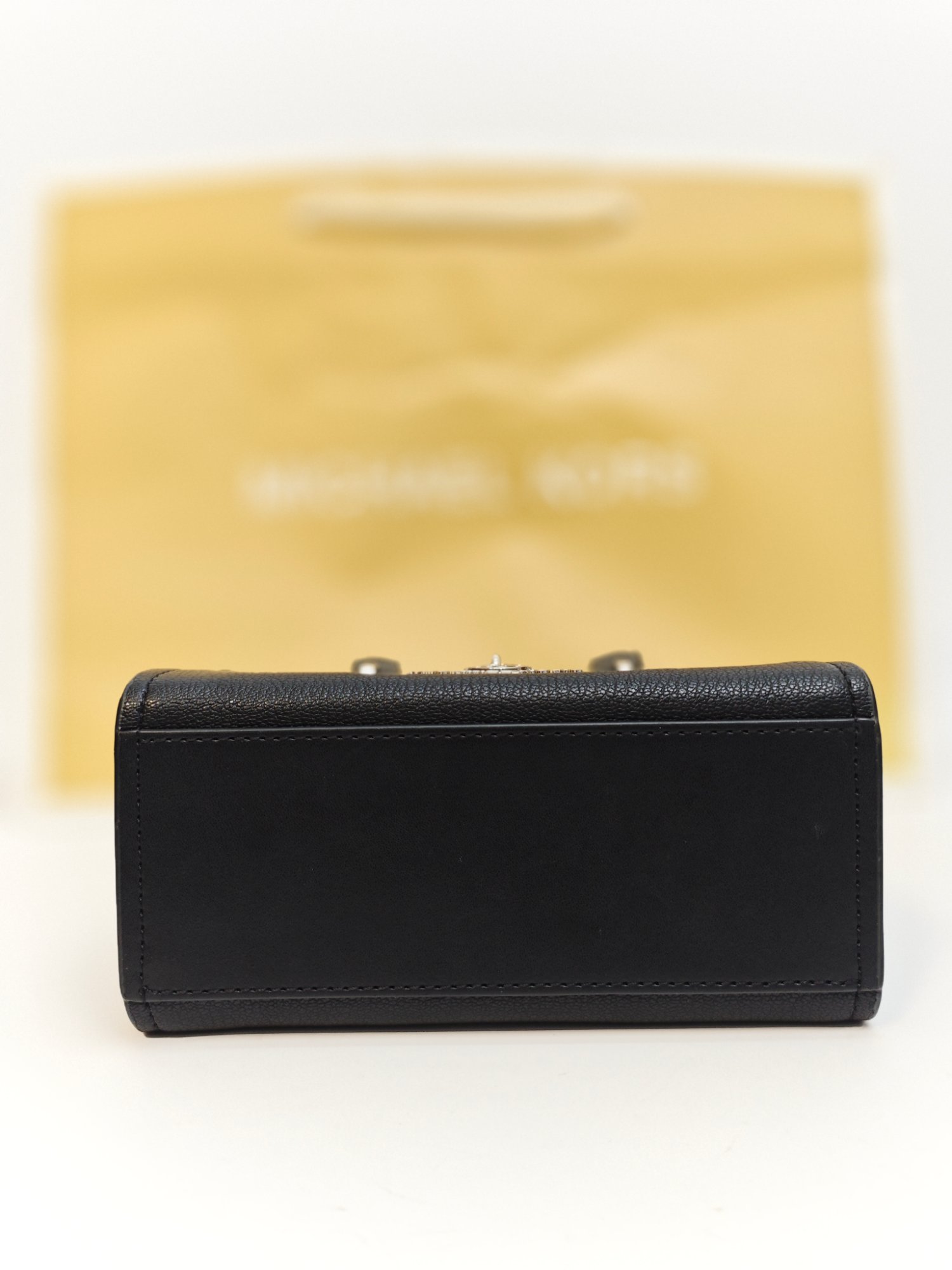 TJMK-63465 Michael Kors Hamilton Mini Tote Crossbody Bag Black PRELOVED