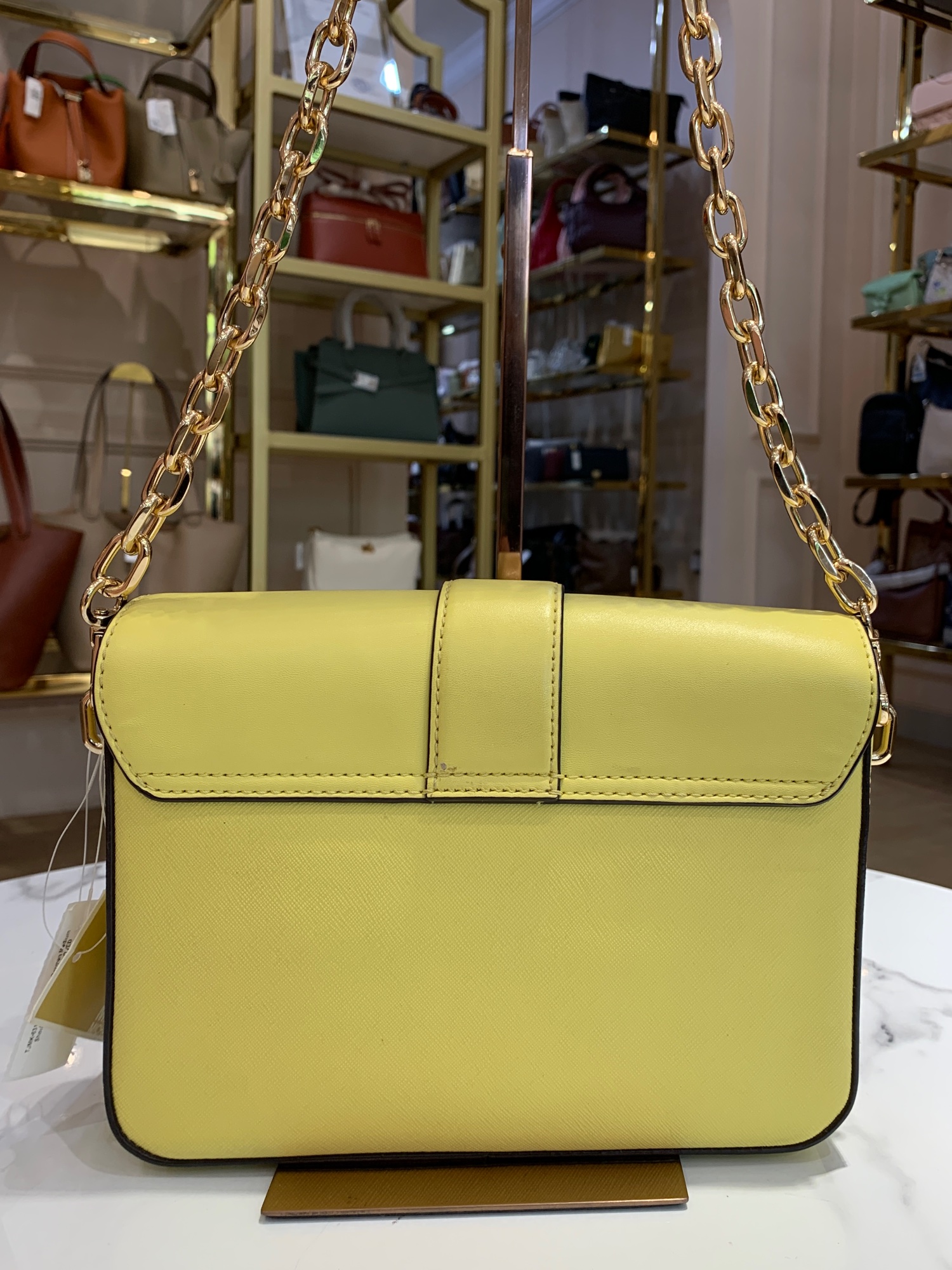 TJMK-63114 Michael Kors Carmen Medium Shoulder Bag Sunshine PRELOVED NETT