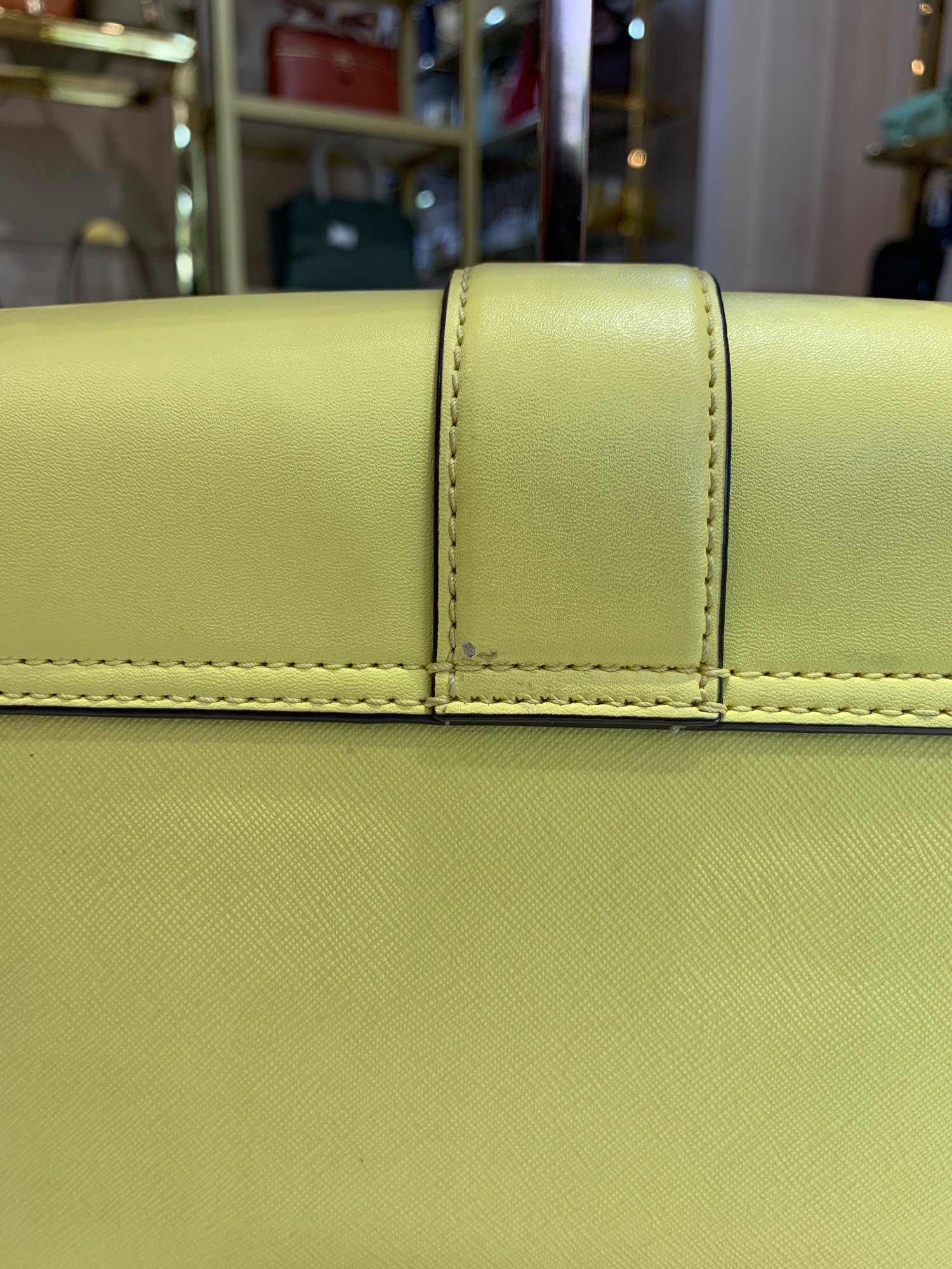 TJMK-63114 Michael Kors Carmen Medium Shoulder Bag Sunshine PRELOVED NETT