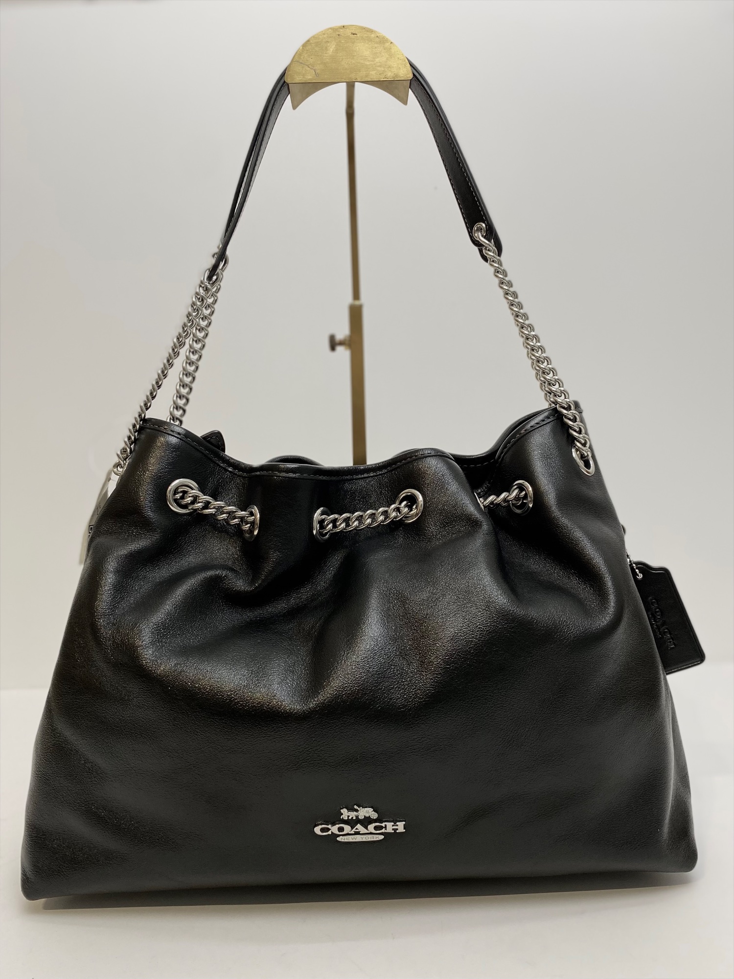 TJCCH-63446 Coach Evelyn Shoulder Bag Black NBU NETT