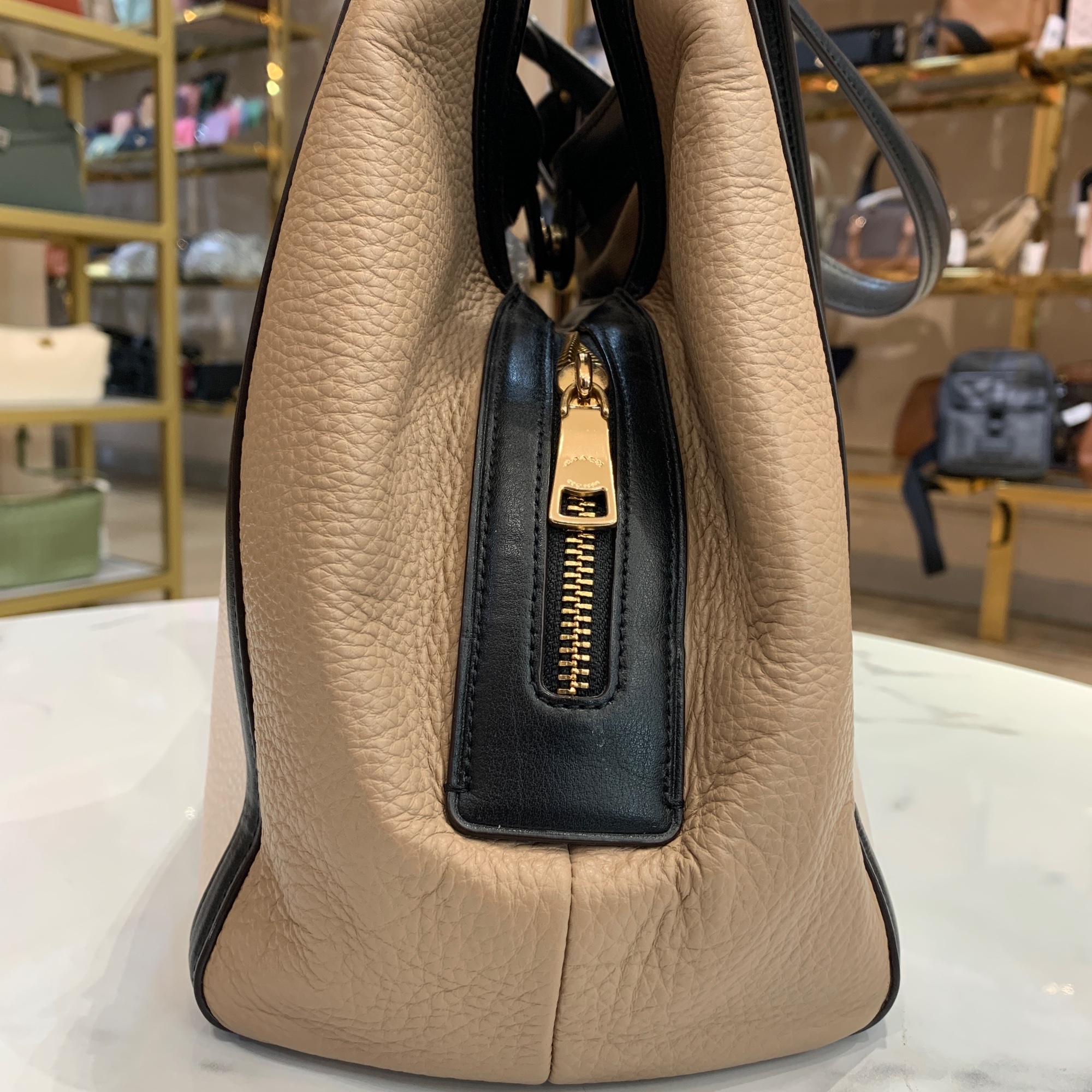 TJCCH-63437 Coach kristy Shoulder Bag In Colorblock Chalk Multi PRELOVED NETT