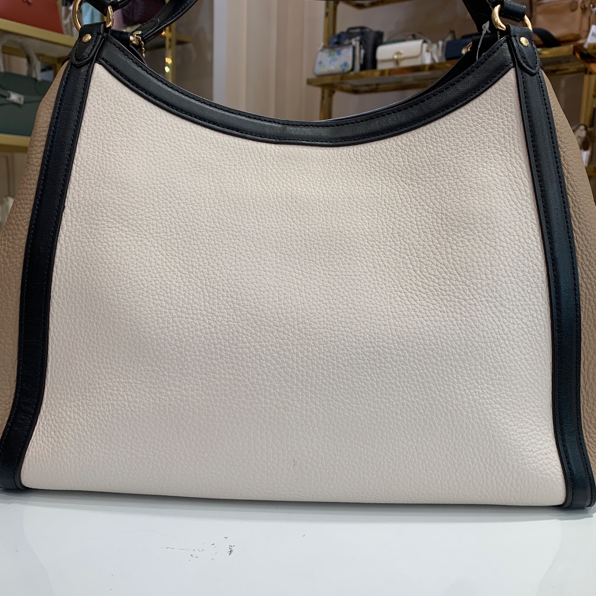 TJCCH-63437 Coach kristy Shoulder Bag In Colorblock Chalk Multi PRELOVED NETT