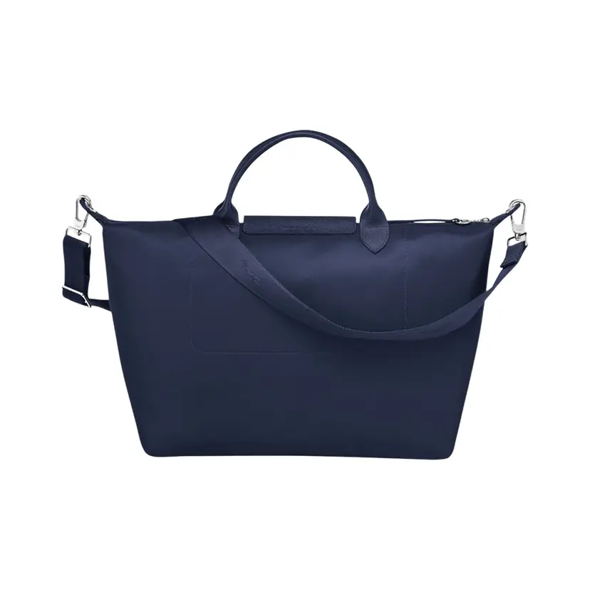 Longchamp Le Pliage Neo Medium With Long Strap Marine NEW