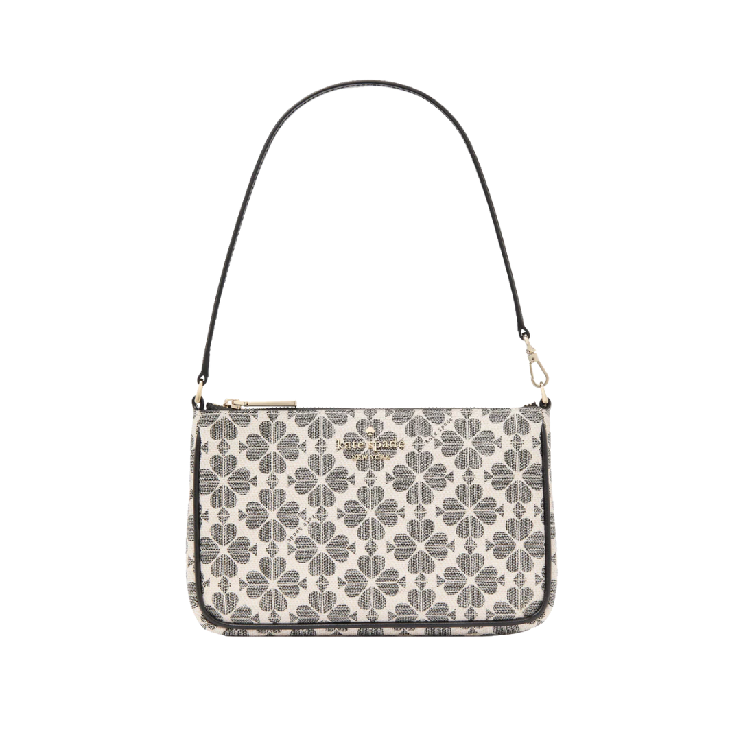 Kate Spade Flower PVC Convertible Wristlet Black Multi New Image