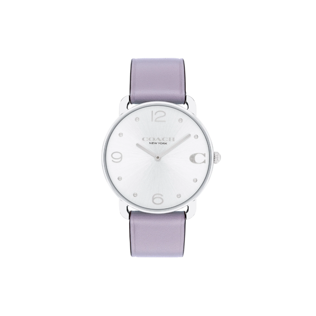 Coach Elliot Silver Soft Purple Watch 14504286 New Image