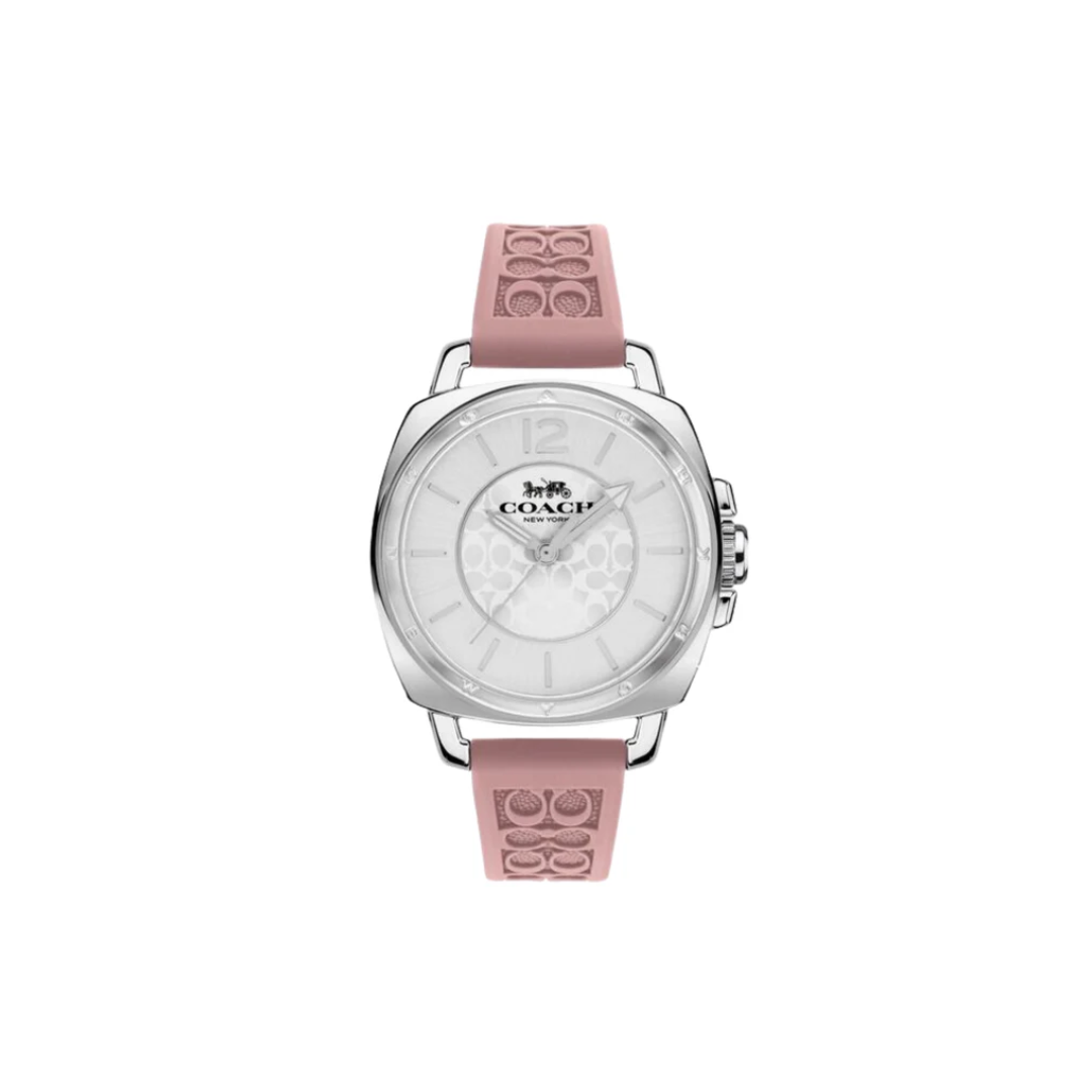 Coach Watch 14503876 Boyfriend Rubber Pink New Image