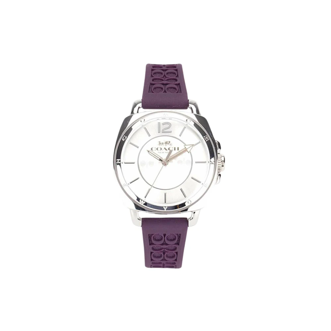 Coach Watch 14503144 Boyfriend Rubber Purple New Image
