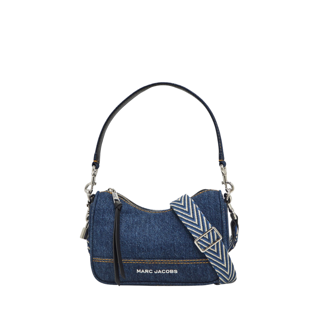 Marc Jacobs Drifter 4S5HSH023H02 Small Convertible Shoulder Bag Denim New Image