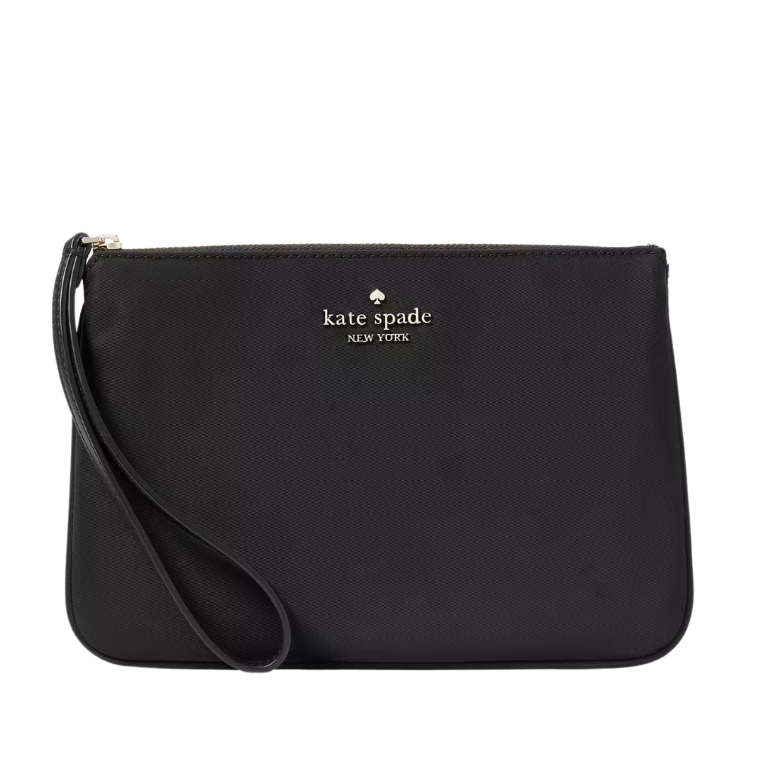 Kate Spade Chelsea Medium Wristlet Pouch Black New Image