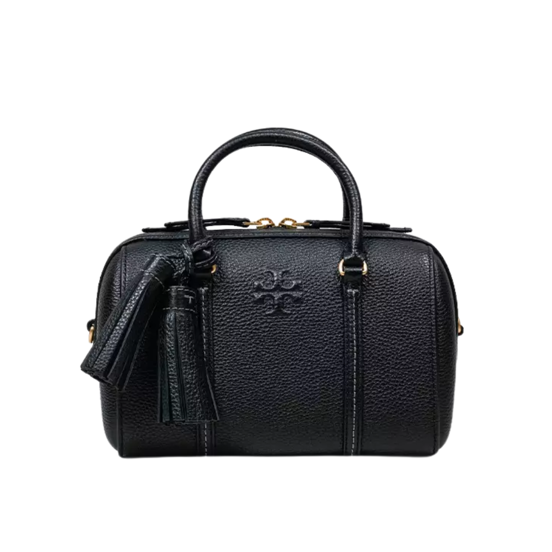 Tory Burch Thea Mini Satchel Black NEW Image